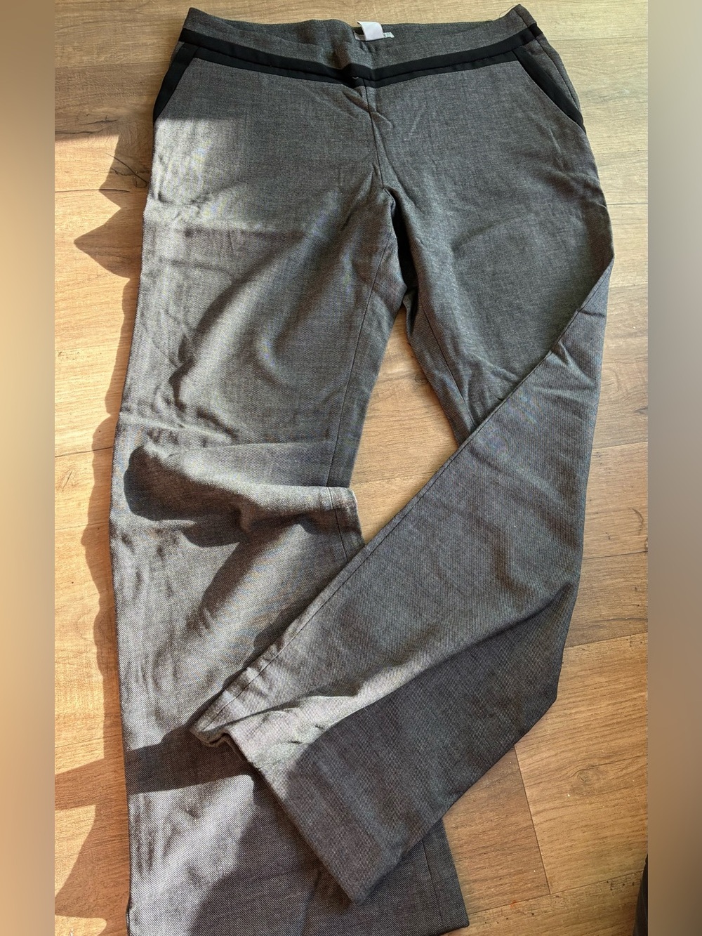 H&M Gray Pants with Black Trim